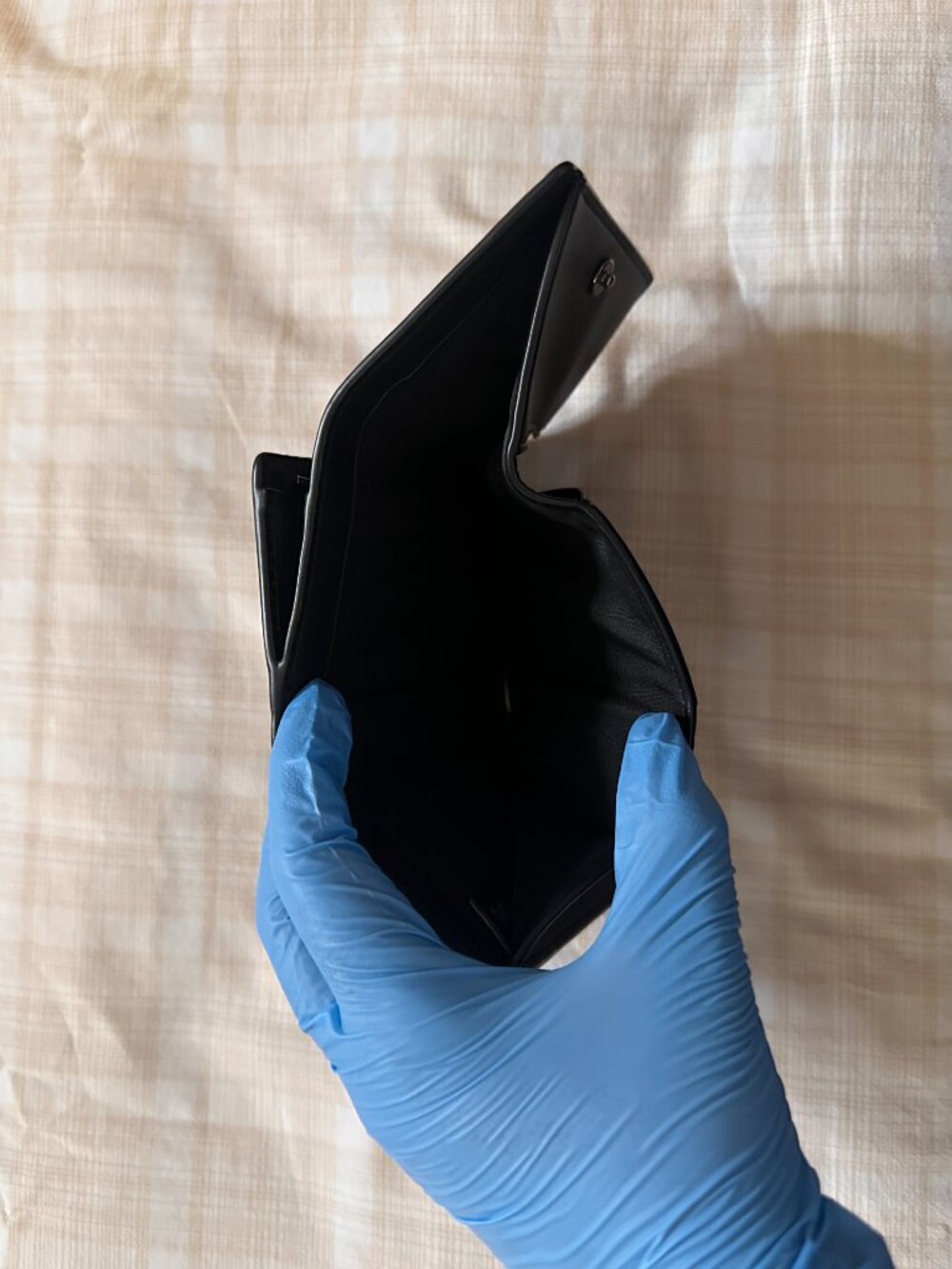 Coach Black Trifold Wallet - Picture 7 of 9